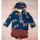 Pequeños Piratas Invierno Conjunto bebé niño Ardillas
