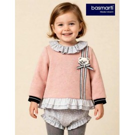 Basmartí Invierno Conjunto bebé niña Louvre