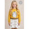 Mon Petit Bonbon Invierno Conjunto niña Pingüino Falda
