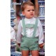 Nekenia Summer Baby Boy Cremony White and Green Set