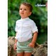Nekenia Summer Boy Cremony White and Green Set