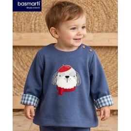 Basmartí Invierno Sudadera bebé niño Pompidou