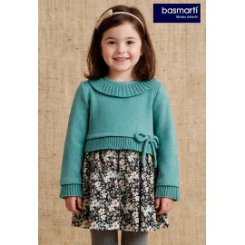 Basmartí Invierno Vestido niña Combinado Ventisca