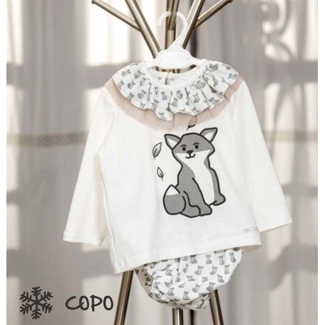 Creaciones Copo Invierno Conjunto bebé Mapaches