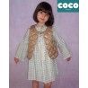 Coco Acqua Invierno Vestido y Chaleco niña