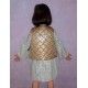 Coco Acqua Invierno Vestido y Chaleco niña
