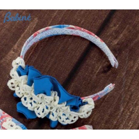 Babiné Summer Girl Diadem Red and Blue