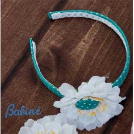 Babiné Summer Girl Diadem Flower and Spots