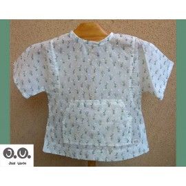José Varón Summer Baby Boy Shirt Cactus