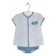 Cocote Summer Baby Boy Set Zig Zag Blue