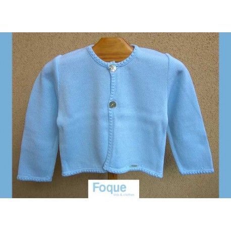 Foque Summer Baby Boy Jacket Light Blue