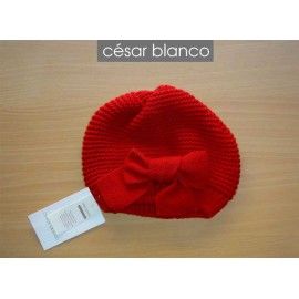 Cesar Blanco Winter Girl Hat Red