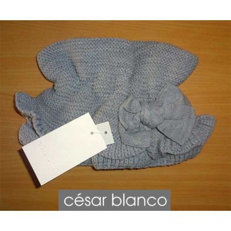 Cesar Blanco Winter Girl Scarf Grey