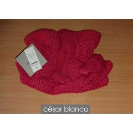 Cesar Blanco Winter Girl Scarf Fuchsia