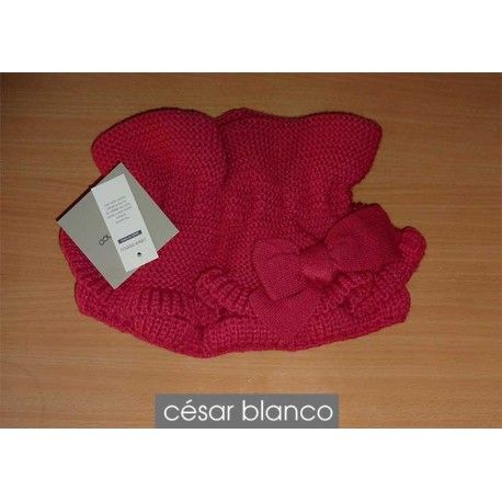 Cesar Blanco Winter Girl Scarf Fuchsia