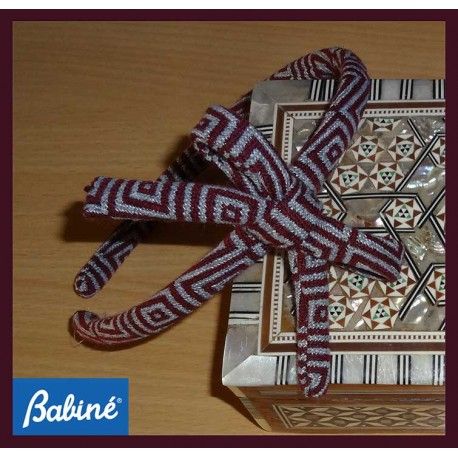 Babiné Invierno Diadema niña Estampada y Lazo