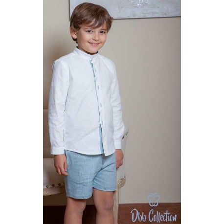 DBB Collection Invierno Conjunto niño Blanco y Azul