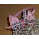 Siena Diadema Niña Lazo con Cinta Cuadros