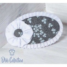 DBB Collection Invierno Pinza niña Gris Flores