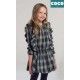 Coco Acqua Invierno Vestido niña Cuadros Verdes