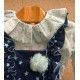 Creaciones Copo Winter Baby Girl Set Navy with Stars