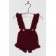 José Varón Winter Baby Girl Set Wine and Pink