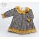 Pipos Invierno Vestido bebé niña Mostaza