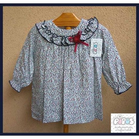Pipos Invierno Vestido bebé niña Liberty