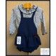 Pipos Winter Baby Girl Set Flowers