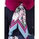 Abel & Lula Invierno Cuello Pelo Púrpura