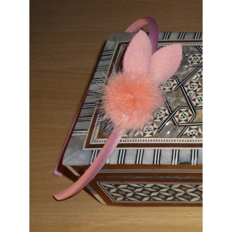 Siena Diadema Bebé Niña Orejitas con Pompón