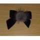 Siena Baby Girl Pin with Tie and Pompom