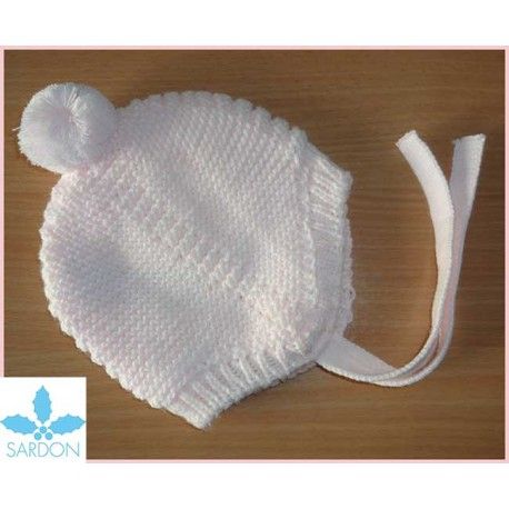 Sardon Baby Girl Pink Hat with Wool Pompom