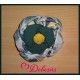 Debesos Winter Girl Pin Printed Green and Ocher