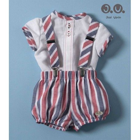 Jose Varon Summer Baby Boy Set Nautical