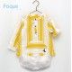 Foque Verano Conjunto bebé niño Amarillo Blanco