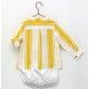 Foque Summer Baby Boy Set Yellow and White