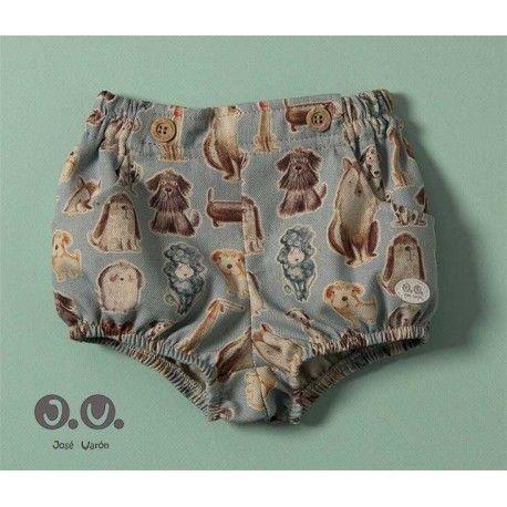 Jose Varon Summer Baby Boy Shorts Puppys Blue