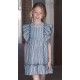 Eve Children Summer Girl Dress Dragon Fly Gray Stripes