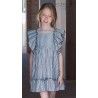 Eve Children Summer Girl Dress Dragon Fly Gray Stripes