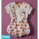 Cocote Summer Baby Boy Set White and Orange
