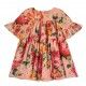 Abel & Lula Winter Girl Dress Peach Colour and Printed