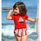 Juliana Summer Baby Boy Red Set with Boat