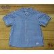 Jose Varon Summer Baby Boy Shirt Electric Blue Stripes