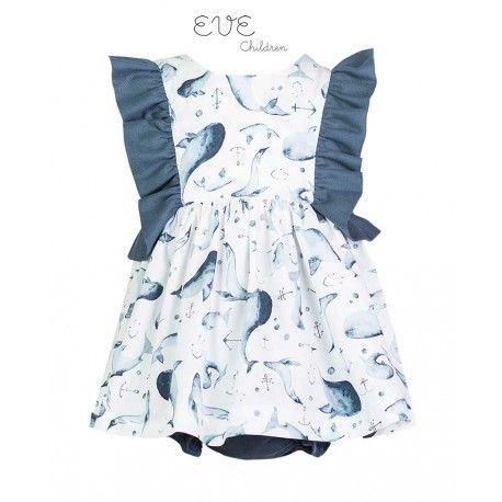 Eve Children Summer Baby Girl Dress Dolphi