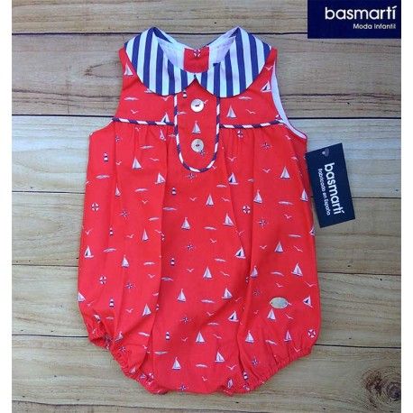 Basmartí Summer Baby Boy Romper Tavira