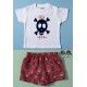 José Varón Verano Conjunto niño Bermudas Calavera