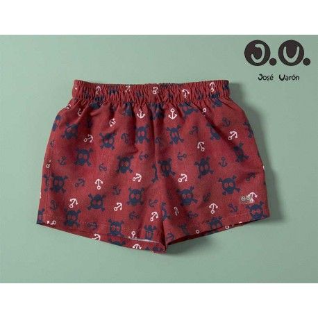 José Varón Verano Bermudas niño Calaveras