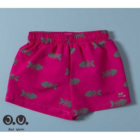 José Varón Verano Bermudas niño Peces