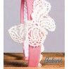 Babiné Summer Girl Pink Headband Butterfly